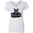 T-Shirts White / S Thanos Montana Women's V-Neck T-Shirt