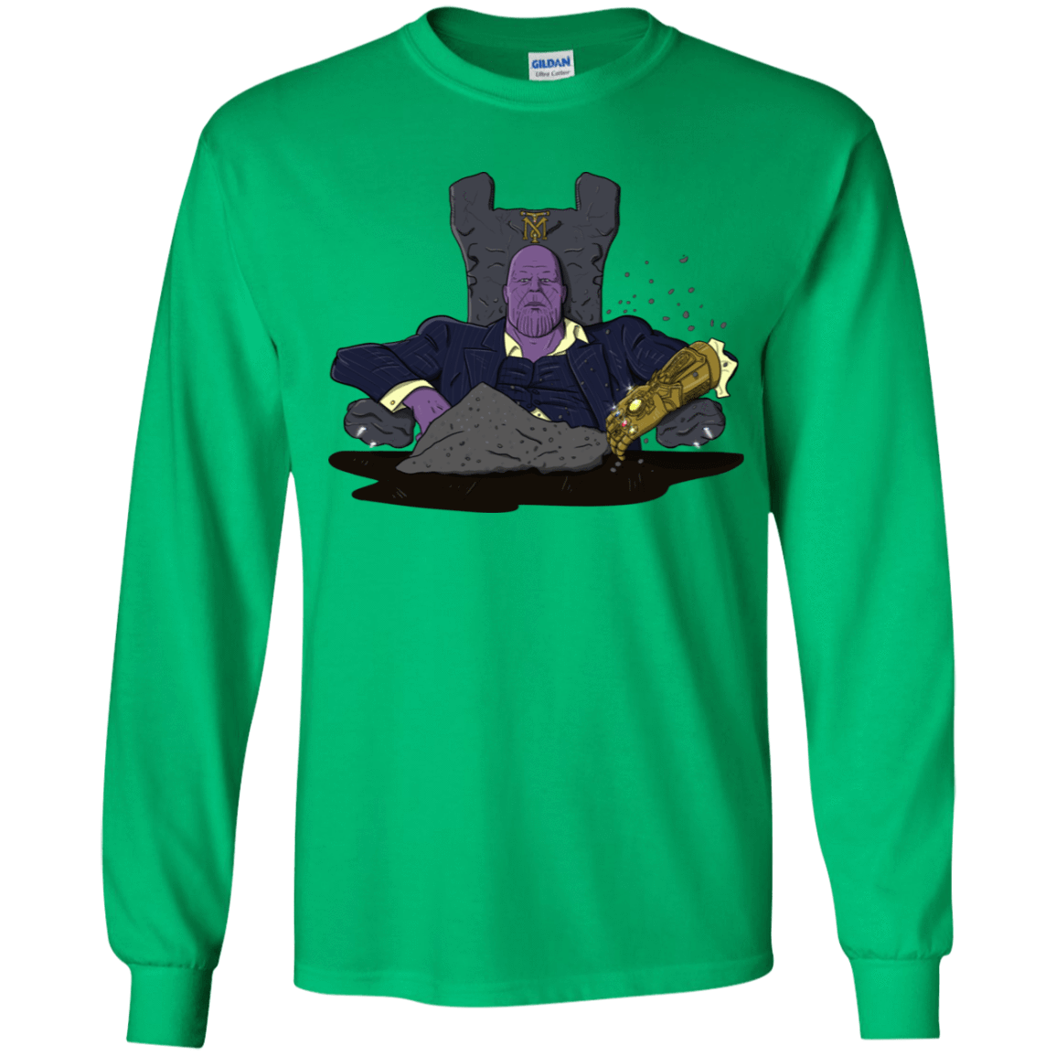 T-Shirts Irish Green / YS Thanos Montana Youth Long Sleeve T-Shirt