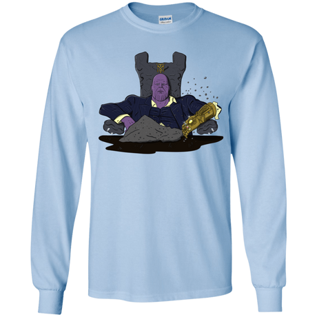 T-Shirts Light Blue / YS Thanos Montana Youth Long Sleeve T-Shirt