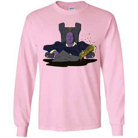 T-Shirts Light Pink / YS Thanos Montana Youth Long Sleeve T-Shirt