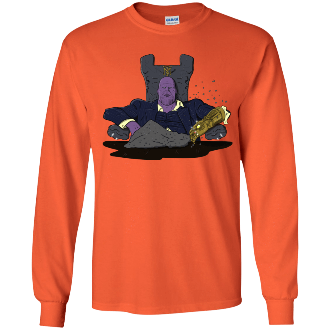 T-Shirts Orange / YS Thanos Montana Youth Long Sleeve T-Shirt