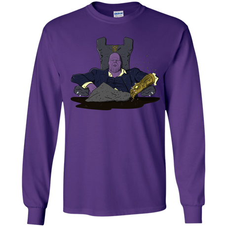 T-Shirts Purple / YS Thanos Montana Youth Long Sleeve T-Shirt