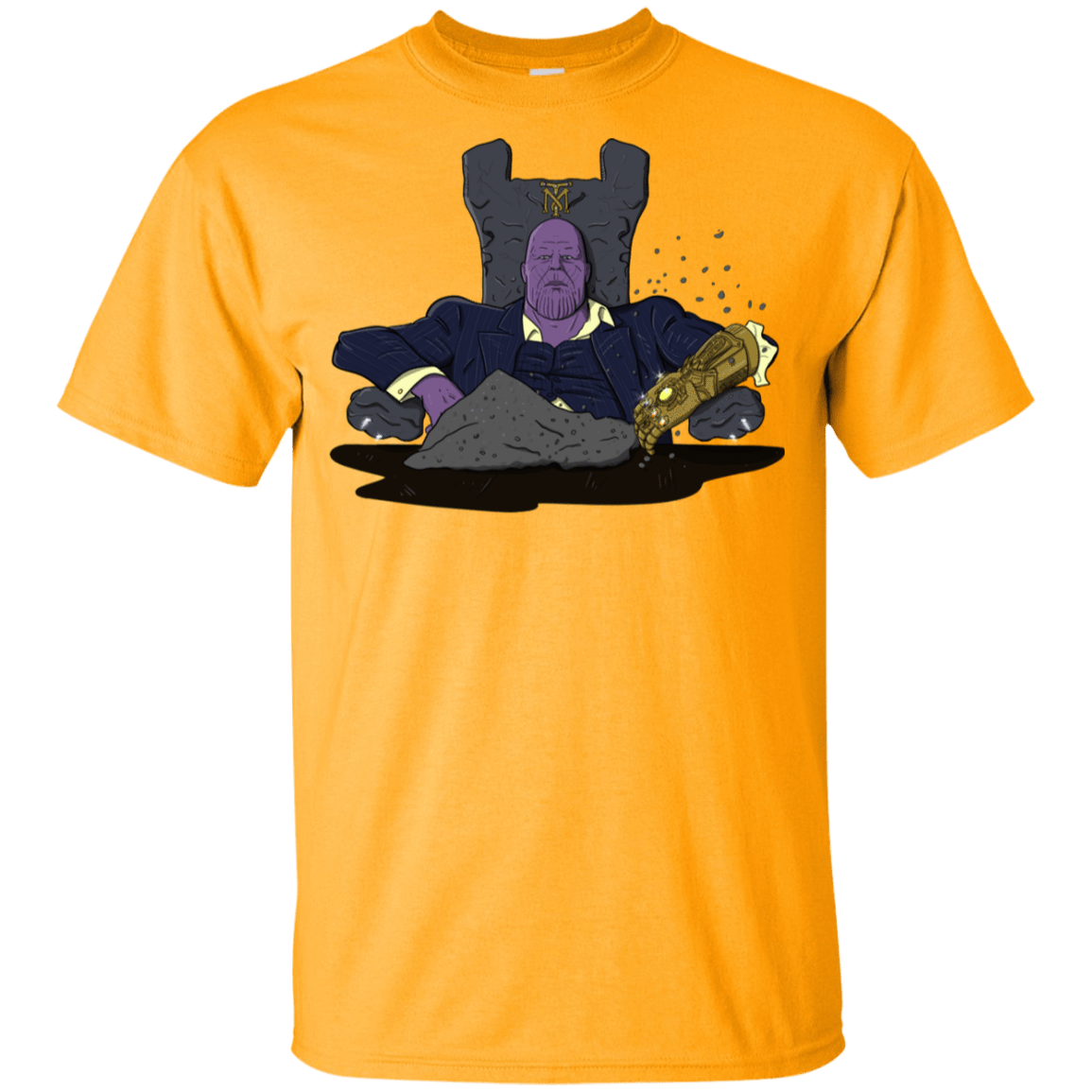 T-Shirts Gold / YXS Thanos Montana Youth T-Shirt