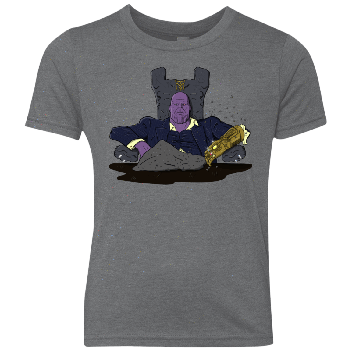 T-Shirts Premium Heather / YXS Thanos Montana Youth Triblend T-Shirt