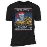 T-Shirts Black / S Thanos Naughty List Men's Premium T-Shirt