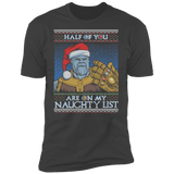 T-Shirts Heavy Metal / S Thanos Naughty List Men's Premium T-Shirt