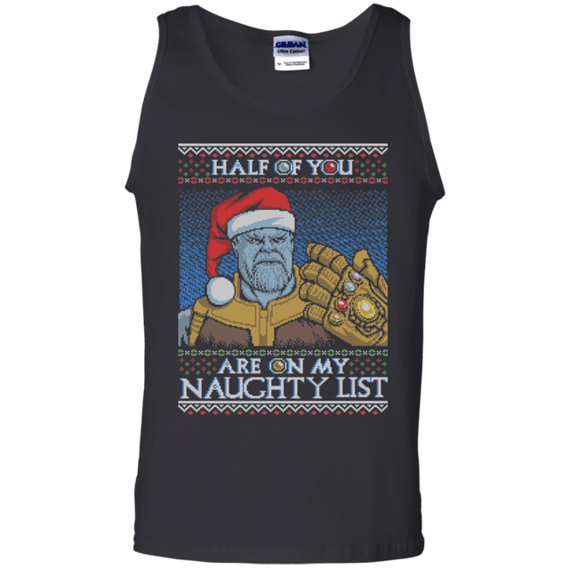 T-Shirts Black / S Thanos Naughty List Men's Tank Top