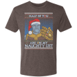 T-Shirts Macchiato / S Thanos Naughty List Men's Triblend T-Shirt