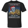 T-Shirts Black / S Thanos Naughty List T-Shirt