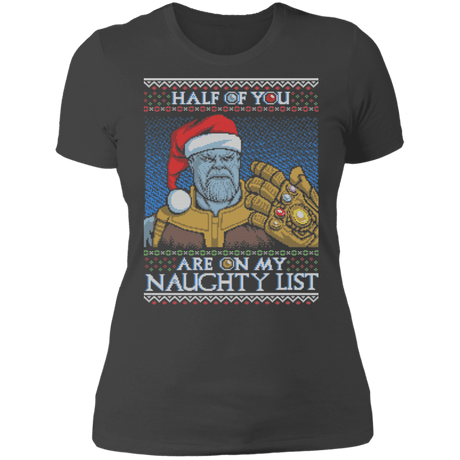 T-Shirts Heavy Metal / S Thanos Naughty List Women's Premium T-Shirt