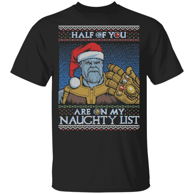 T-Shirts Black / YXS Thanos Naughty List Youth T-Shirt