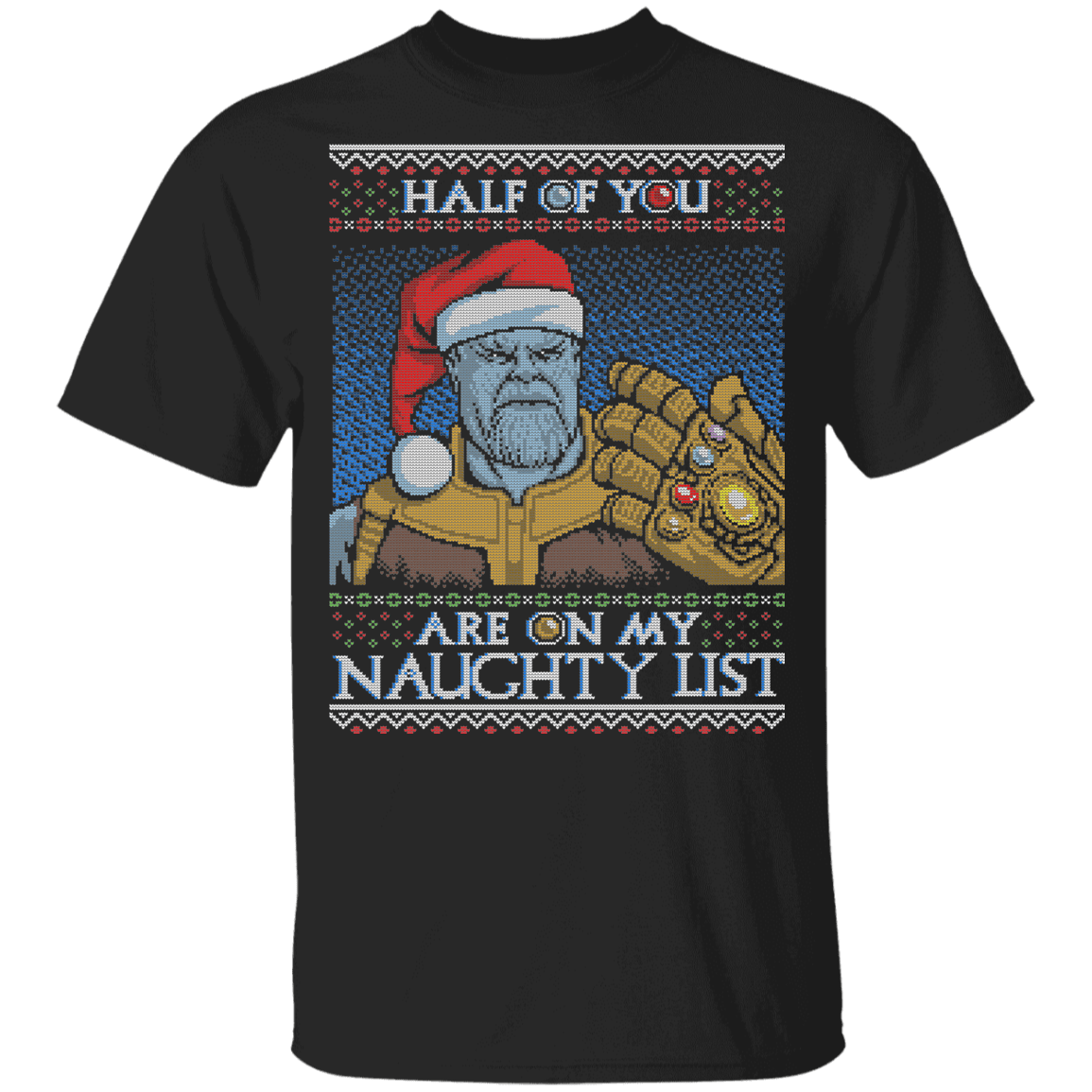 T-Shirts Black / YXS Thanos Naughty List Youth T-Shirt