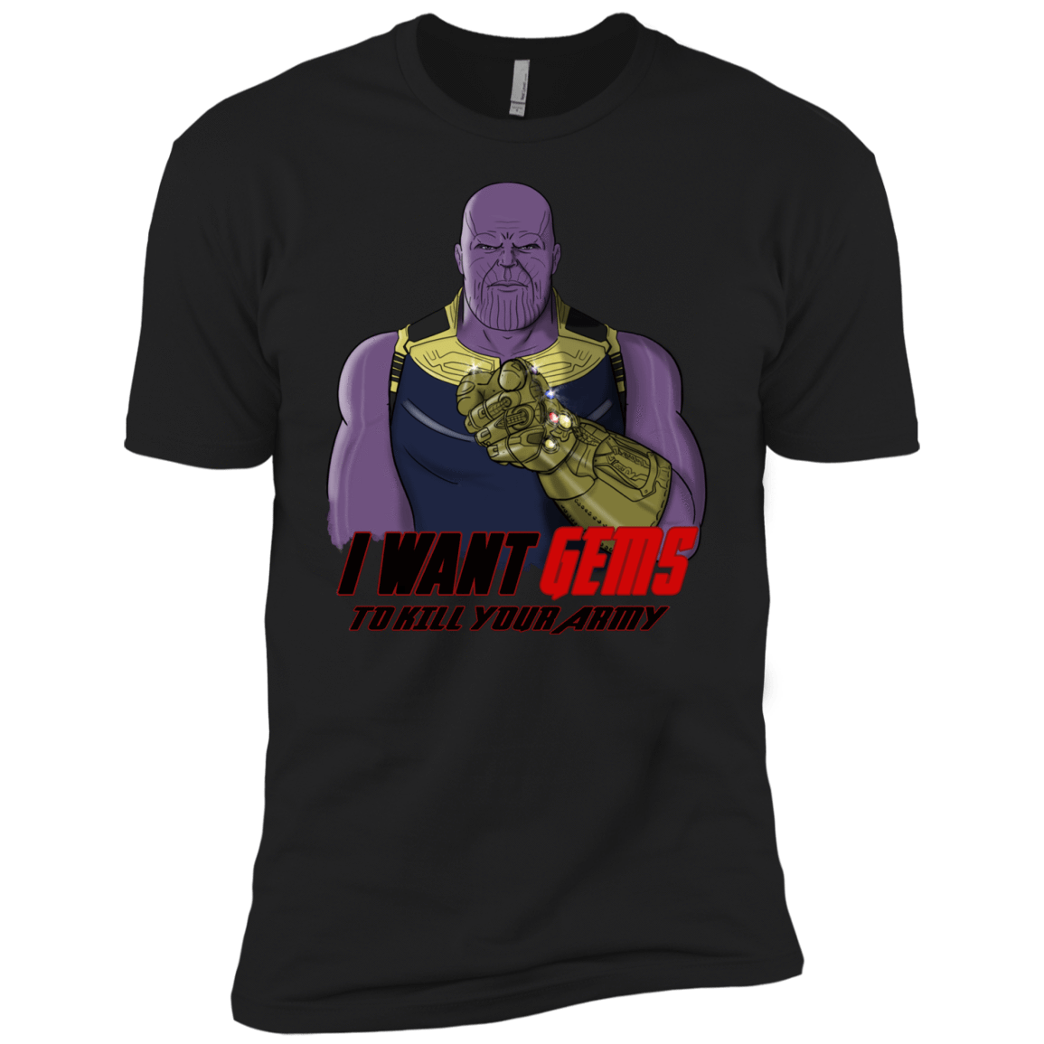 T-Shirts Black / YXS Thanos Sam Boys Premium T-Shirt