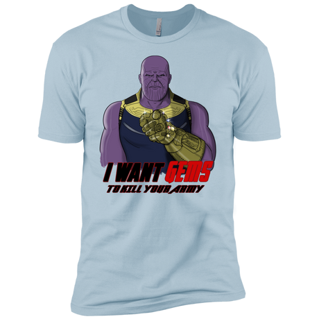 T-Shirts Light Blue / YXS Thanos Sam Boys Premium T-Shirt