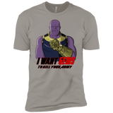 T-Shirts Light Grey / YXS Thanos Sam Boys Premium T-Shirt