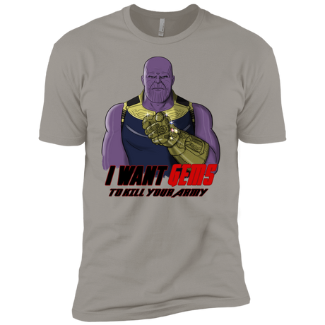 T-Shirts Light Grey / YXS Thanos Sam Boys Premium T-Shirt