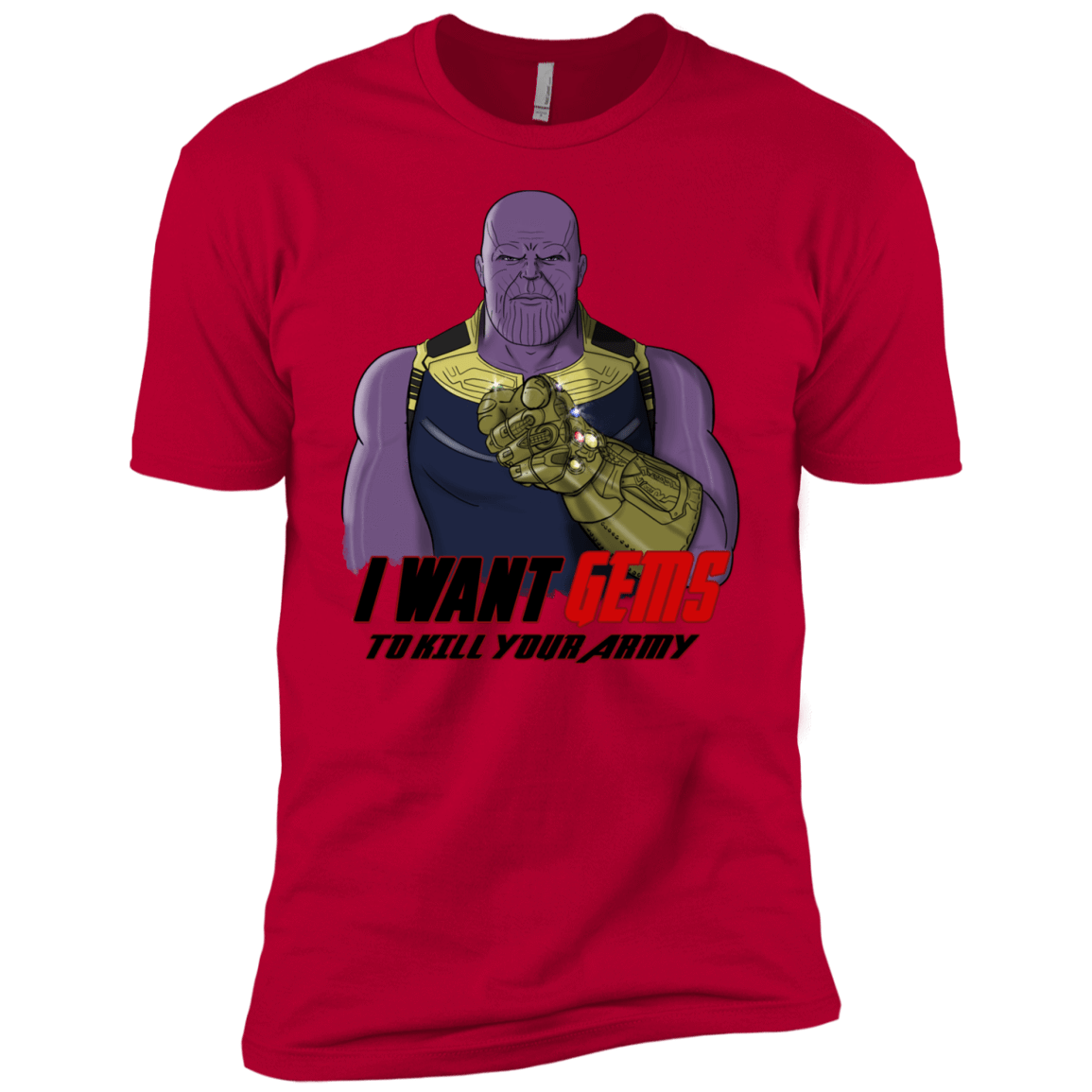 T-Shirts Red / YXS Thanos Sam Boys Premium T-Shirt