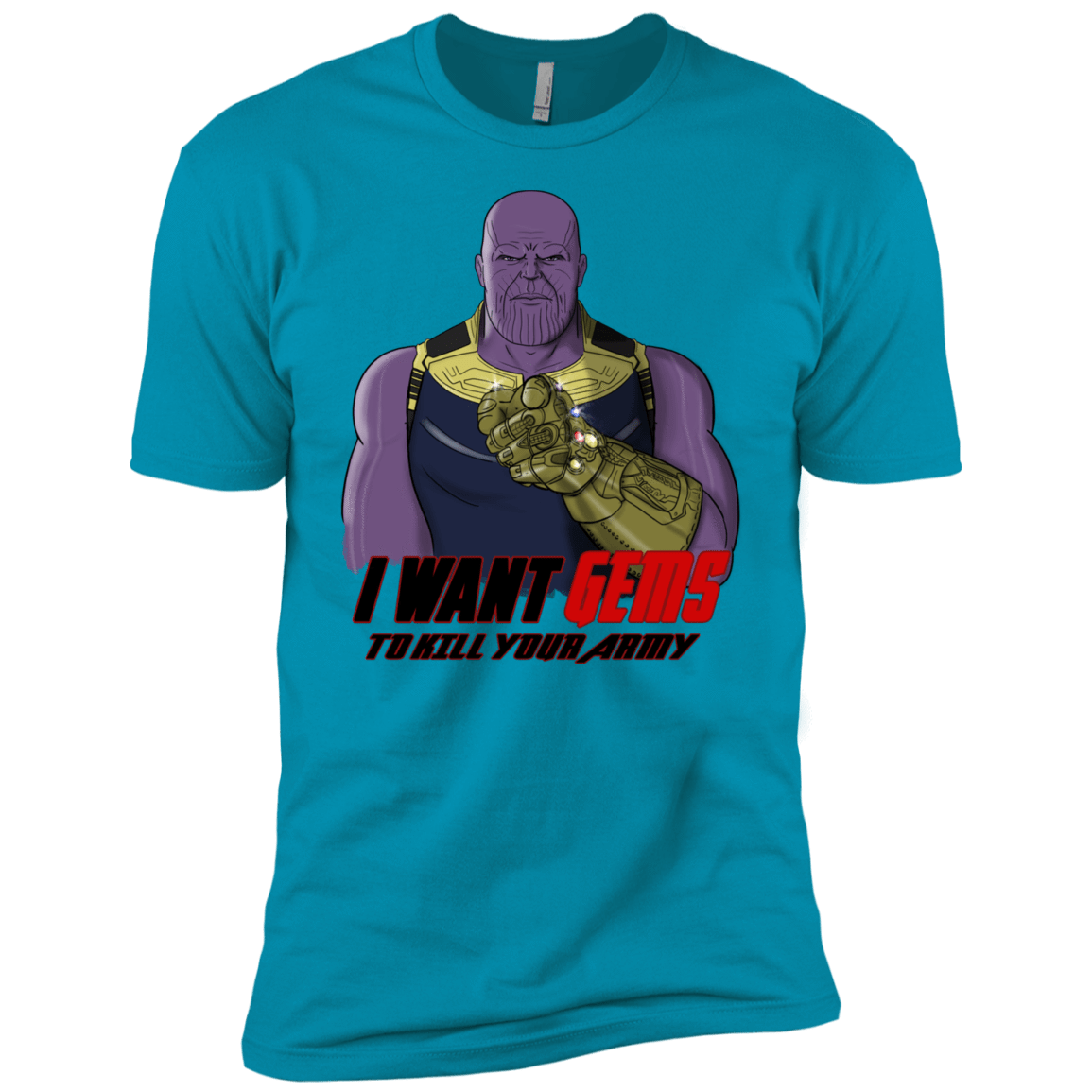 T-Shirts Turquoise / YXS Thanos Sam Boys Premium T-Shirt