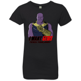 T-Shirts Black / YXS Thanos Sam Girls Premium T-Shirt