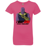 T-Shirts Hot Pink / YXS Thanos Sam Girls Premium T-Shirt