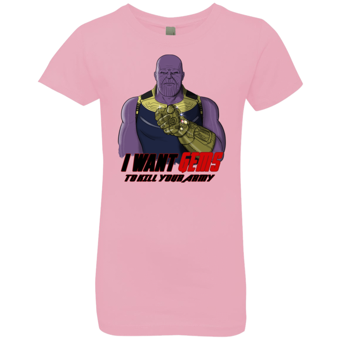 T-Shirts Light Pink / YXS Thanos Sam Girls Premium T-Shirt