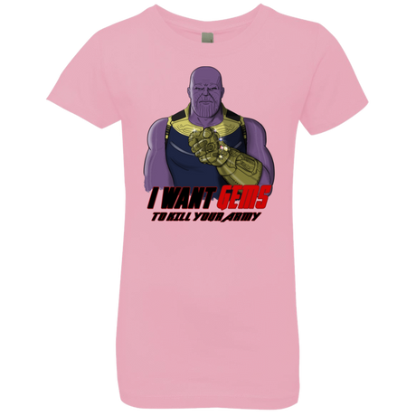 T-Shirts Light Pink / YXS Thanos Sam Girls Premium T-Shirt