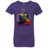 T-Shirts Purple Rush / YXS Thanos Sam Girls Premium T-Shirt