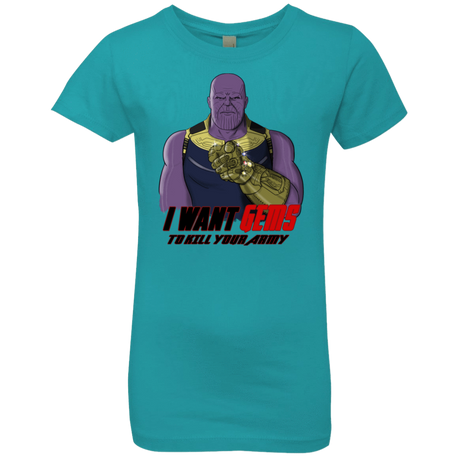 T-Shirts Tahiti Blue / YXS Thanos Sam Girls Premium T-Shirt