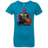 T-Shirts Turquoise / YXS Thanos Sam Girls Premium T-Shirt