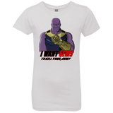 T-Shirts White / YXS Thanos Sam Girls Premium T-Shirt