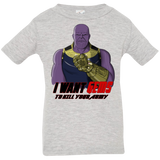 T-Shirts Heather Grey / 6 Months Thanos Sam Infant Premium T-Shirt