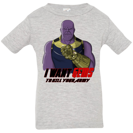 T-Shirts Heather Grey / 6 Months Thanos Sam Infant Premium T-Shirt