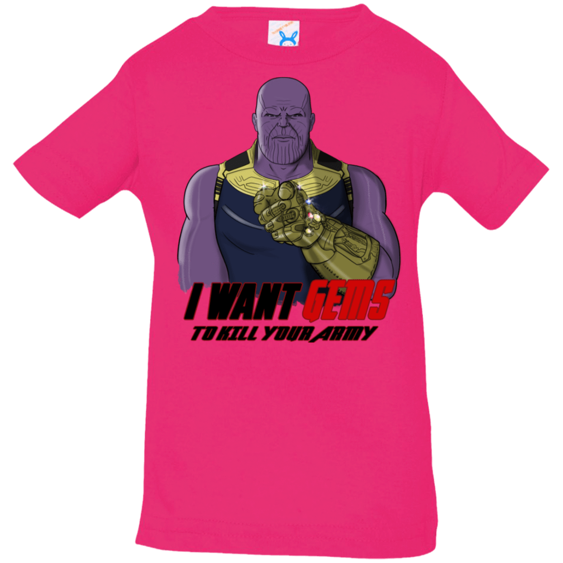 T-Shirts Hot Pink / 6 Months Thanos Sam Infant Premium T-Shirt
