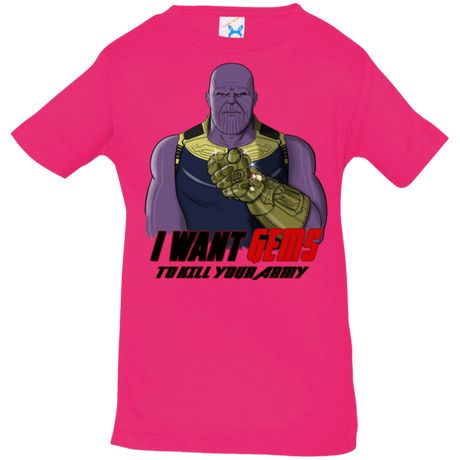 T-Shirts Hot Pink / 6 Months Thanos Sam Infant Premium T-Shirt