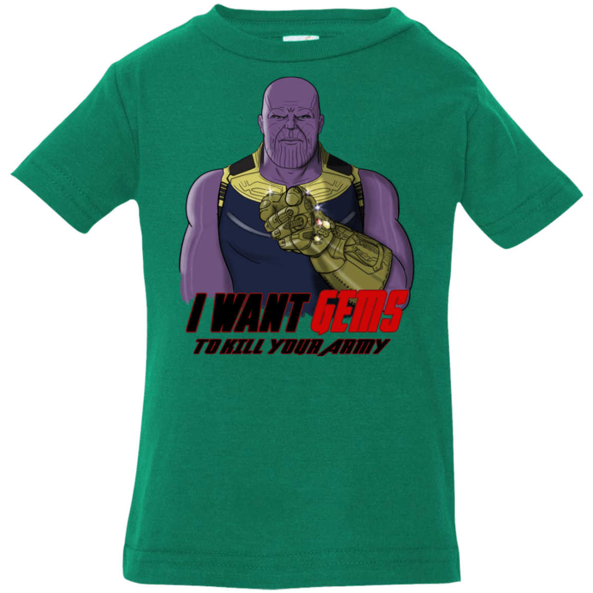 T-Shirts Kelly / 6 Months Thanos Sam Infant Premium T-Shirt