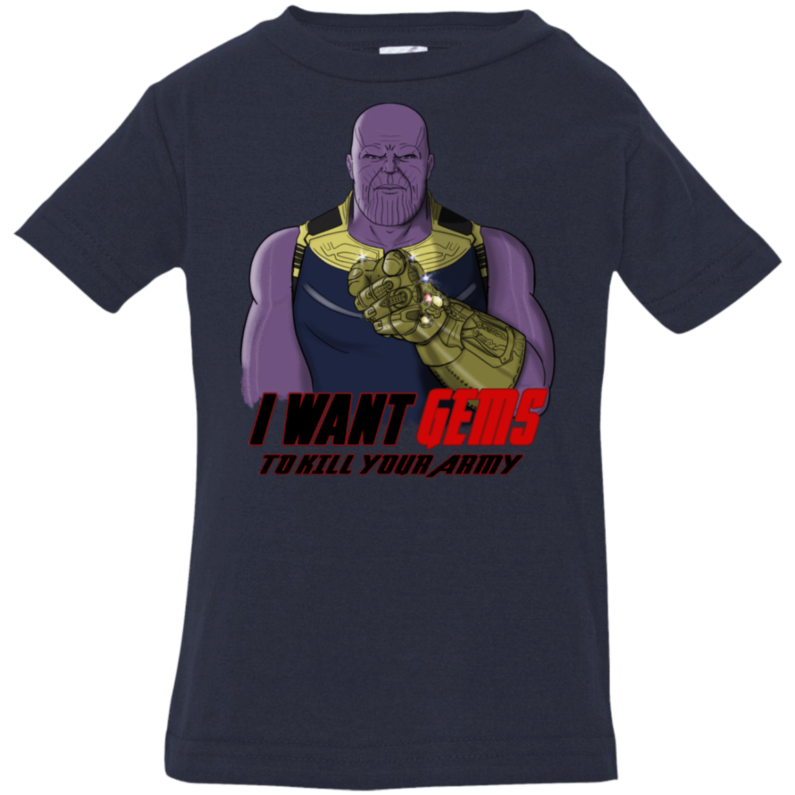 T-Shirts Navy / 6 Months Thanos Sam Infant Premium T-Shirt