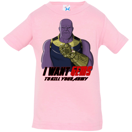 T-Shirts Pink / 6 Months Thanos Sam Infant Premium T-Shirt