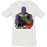 T-Shirts White / 6 Months Thanos Sam Infant Premium T-Shirt