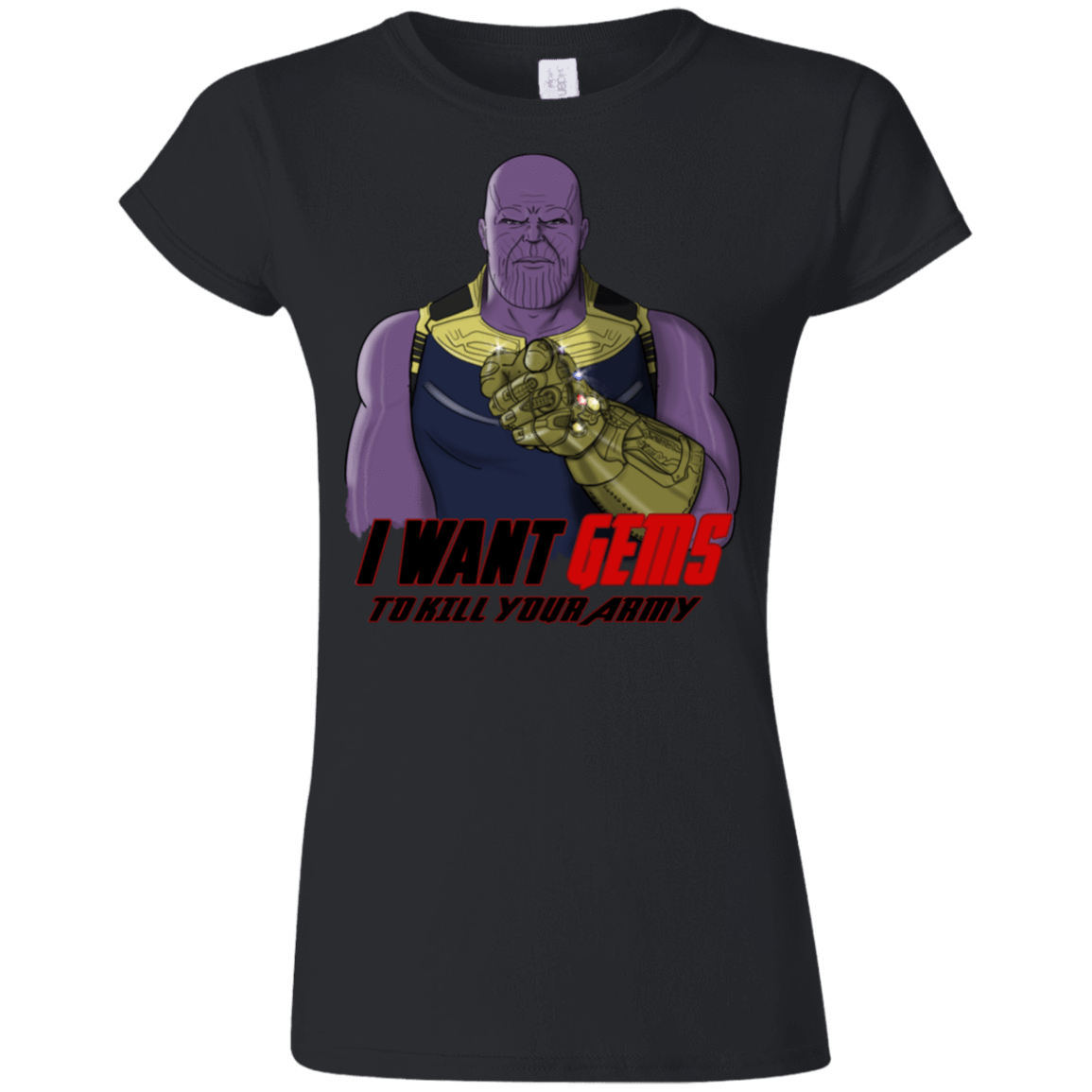 T-Shirts Black / S Thanos Sam Junior Slimmer-Fit T-Shirt