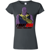 T-Shirts Charcoal / S Thanos Sam Junior Slimmer-Fit T-Shirt