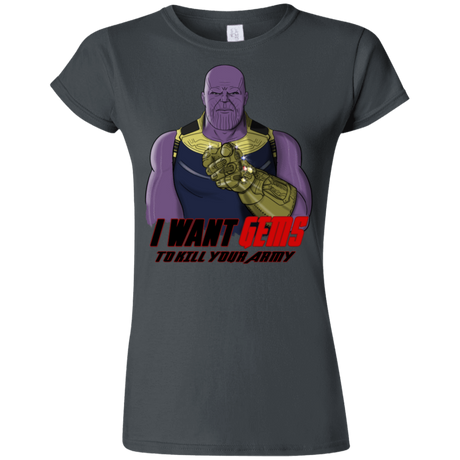 T-Shirts Charcoal / S Thanos Sam Junior Slimmer-Fit T-Shirt