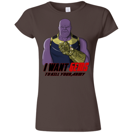 T-Shirts Dark Chocolate / S Thanos Sam Junior Slimmer-Fit T-Shirt