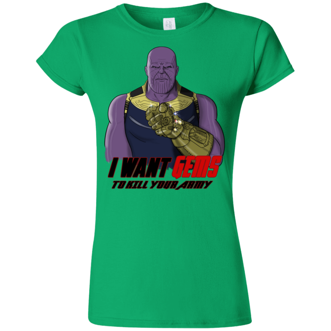 T-Shirts Irish Green / S Thanos Sam Junior Slimmer-Fit T-Shirt