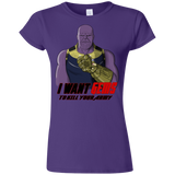 T-Shirts Purple / S Thanos Sam Junior Slimmer-Fit T-Shirt