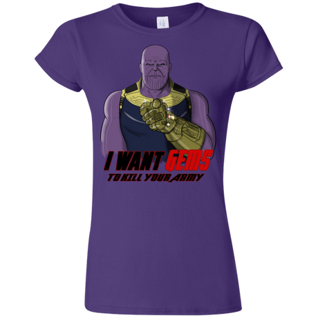 T-Shirts Purple / S Thanos Sam Junior Slimmer-Fit T-Shirt