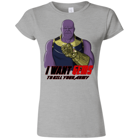 T-Shirts Sport Grey / S Thanos Sam Junior Slimmer-Fit T-Shirt