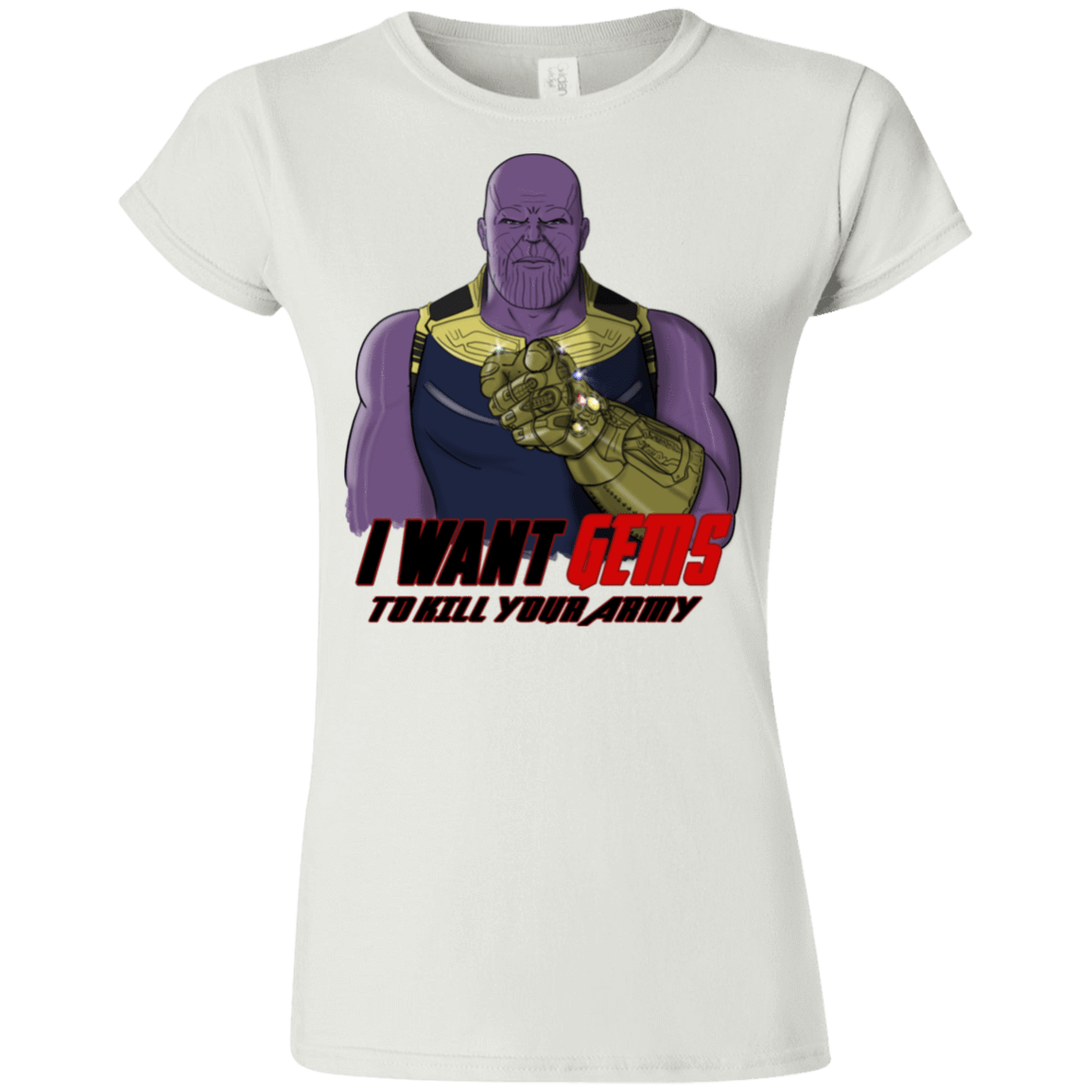 T-Shirts White / S Thanos Sam Junior Slimmer-Fit T-Shirt