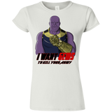 T-Shirts White / S Thanos Sam Junior Slimmer-Fit T-Shirt