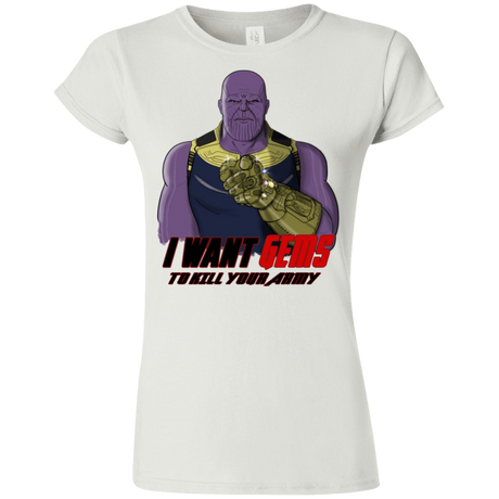 T-Shirts White / S Thanos Sam Junior Slimmer-Fit T-Shirt