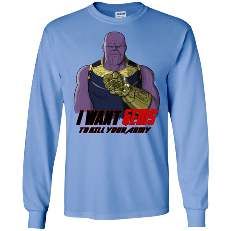 T-Shirts Carolina Blue / S Thanos Sam Men's Long Sleeve T-Shirt